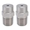 2pcs Atomizing Nozzle 304 Stainless Steel Durable Wearable Wide Coverage Area Compact Practical Misting Parts Supplies3.0mm