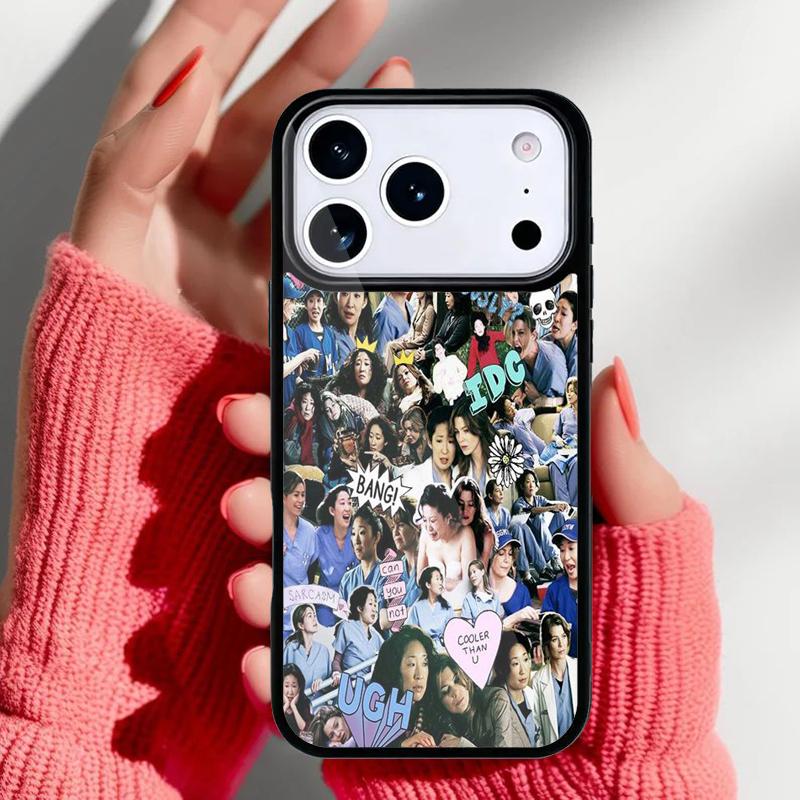 

Coque Capa GREYS ANATOMY Phone Case for iPhone 17 16 15 14 13 Pro Max Back Cover for 12 11 Pro Coque iPhone17