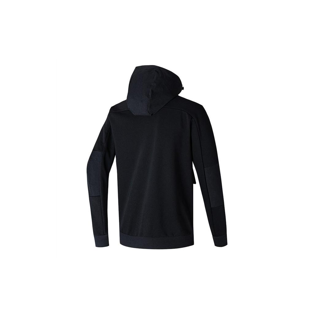 Adidas Jackets Men's Black Stand Collar Moderate Workwear GR6948
