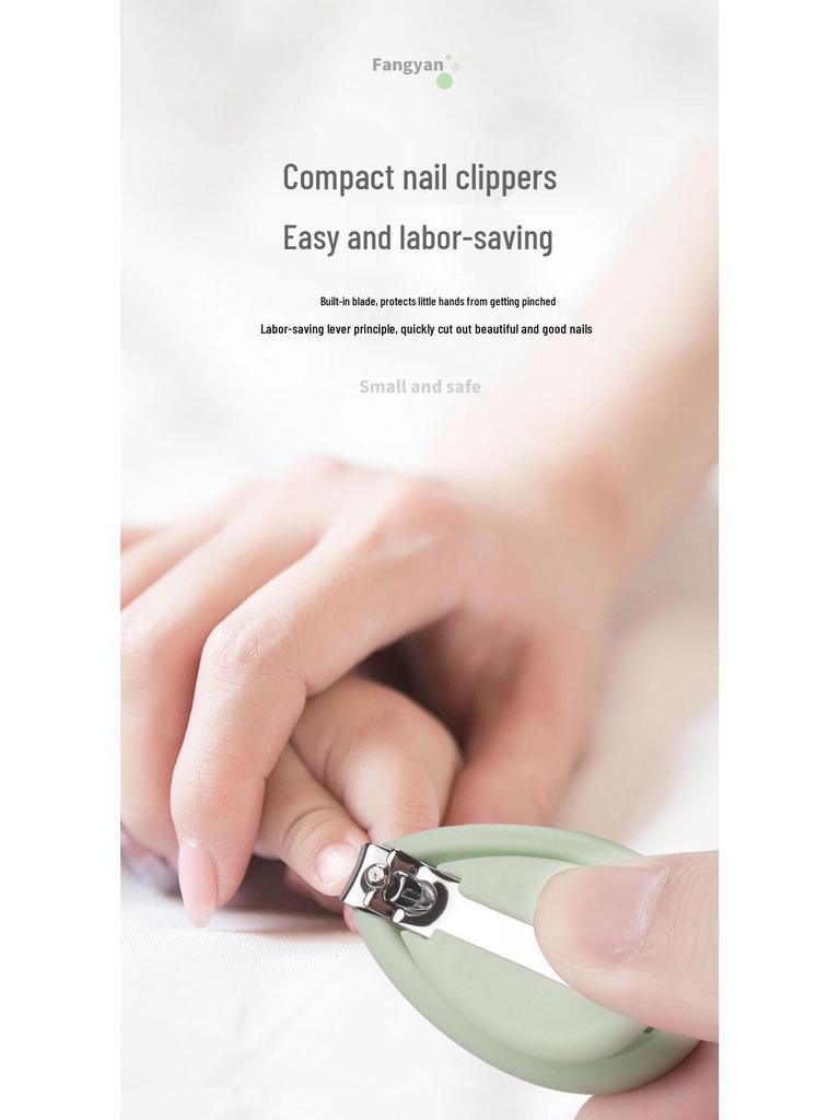 Nagelknipser-Set für Neugeborene: Anti-Quetsch-Nagelknipser, Kinderfeile & Ohrenschmalzlöffel