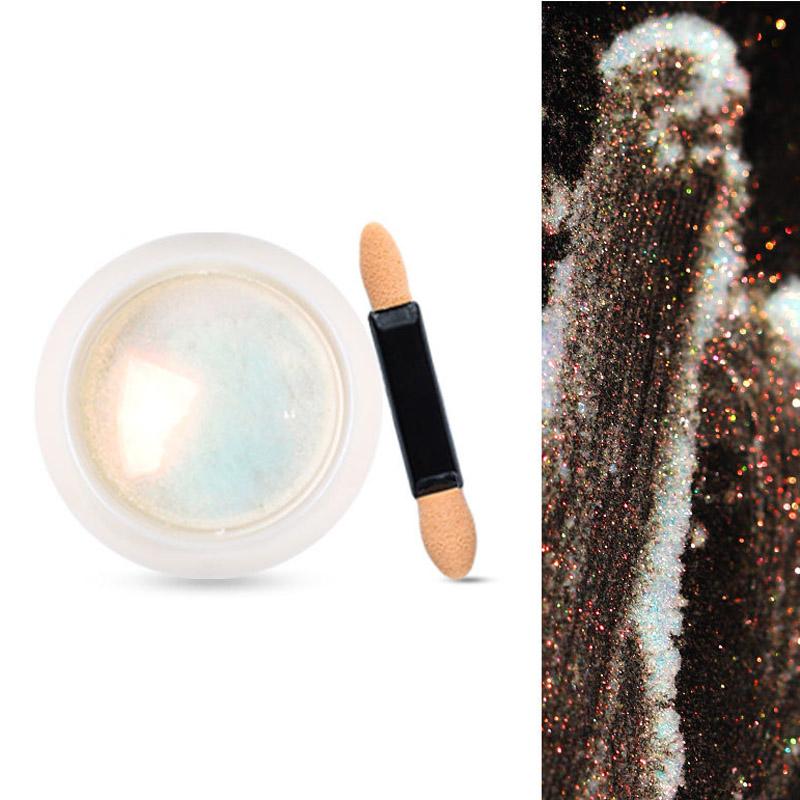 1 Box Holographic Laser Nail Glitter Powder Mirror Chameleon Nail Art Dust Shining Chrome Pigments Nail Art Decorations