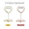 20 Pack Table Number Holder Photo Clips Sign Stand Name Card for Centerpieces Wedding Birthday Party Home Decoration