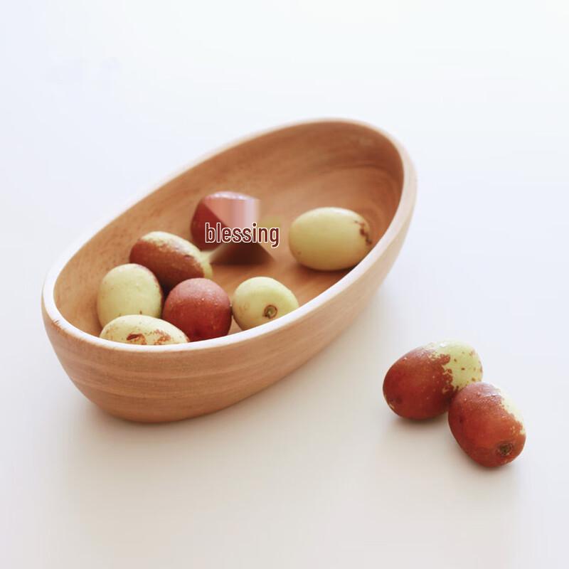 ZISIZ Boat-Shaped Wooden Serving Trays
