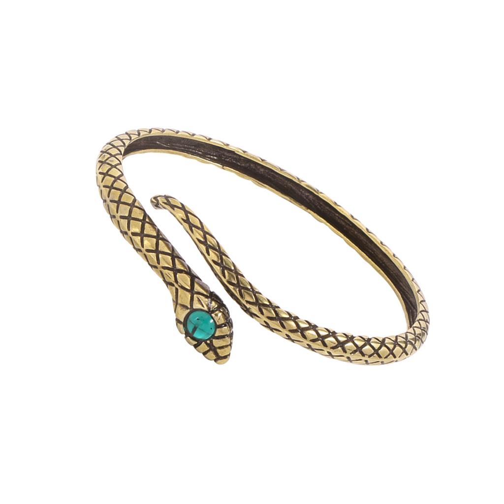 Elegant Ladies Snake Bracelet Adjustable Open Bangle Party Wear Bracelet Suitable for Distinctive Fashion Statements