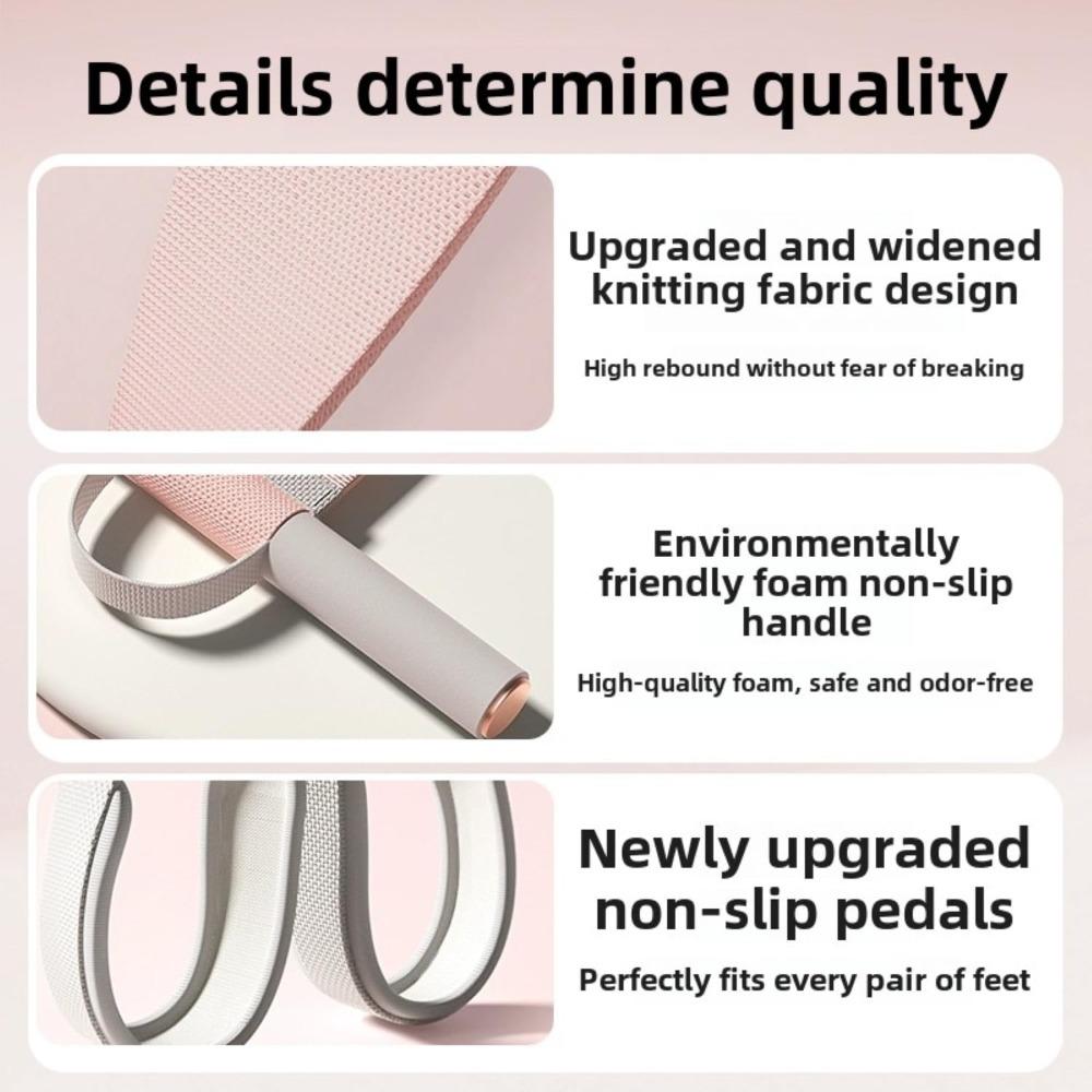 Anti-Broken Sit Up Pull Rope With Handles Full-Body Excercise Band  For Strength Training