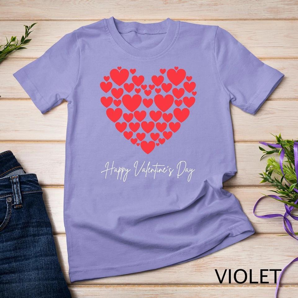 Funny Happy Valentines Day Heart Love Valentine Men Women T-Shirt Unisex T-shirt 6 3XL