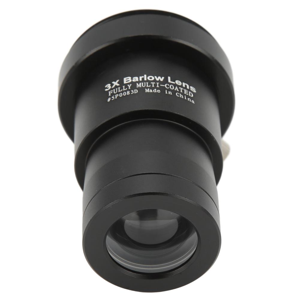 3X Magnification Lens 1.25inch Eyepiece Lens with T2 Photography Thread for Landscape Viewing