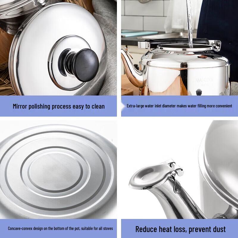 Meichu 304 Stainless Steel Whistling Kettle