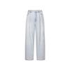 LESS Women's 2025 Spring Wide Leg Lyocell Denim Jeans