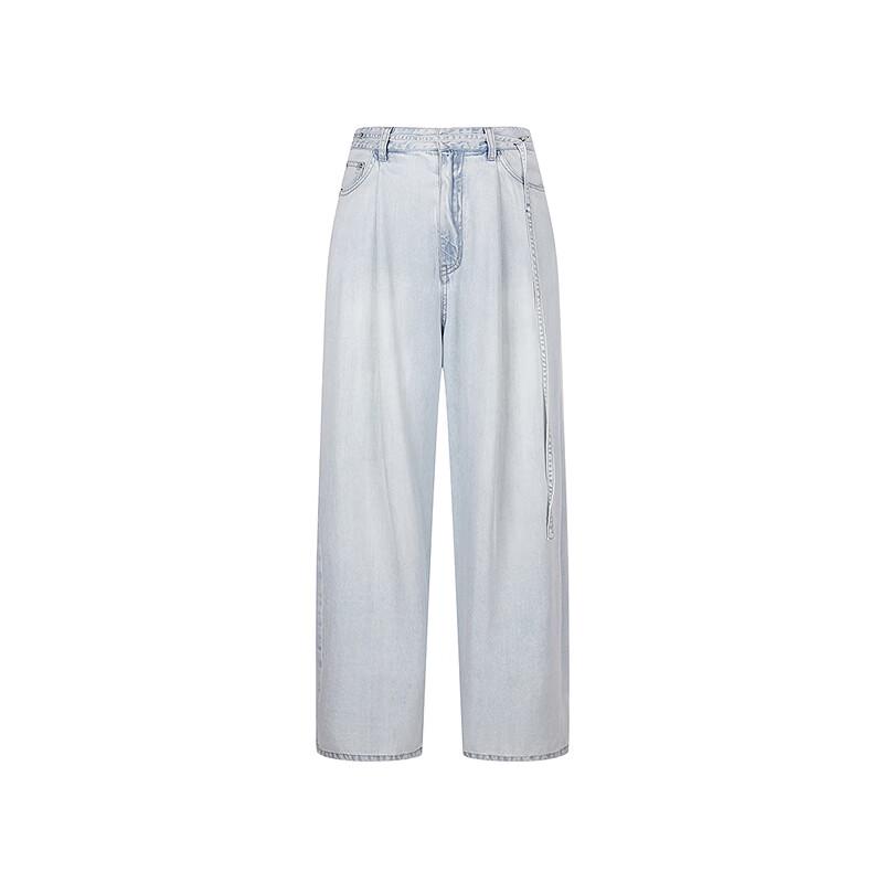 LESS 2025 Spring Lyocell Wide-Leg Jeans