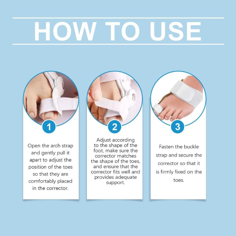 Bunions Corrector for Women Men Orthopedic Bunions Correction Big Toe Separators,Adjustable Bunions Splint Pads Gifts