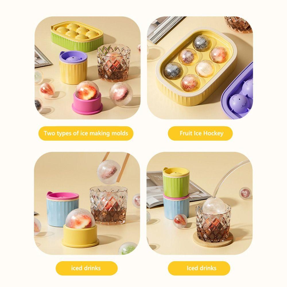 Dopamine Ice Ball Mold Easy To Demould Whiskey Large Ice Ball Tray New Ice Box