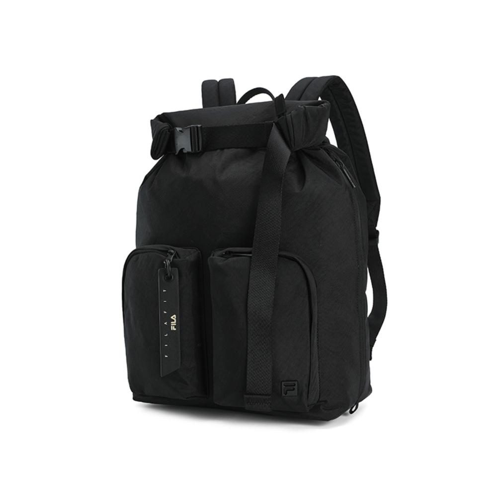 New FILA Fitness Fabric Backpack Women's Pitch Black A13W531162FBK
