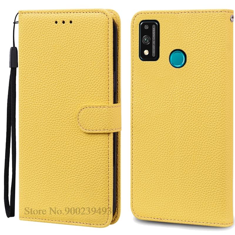 For Honor 9X Lite Etui Lær Flip Lommeboketui For Honor 9X Lite JSN-L21 JSN-L22 JSN-L23 Deksel Honor 9 X Lite Telefonetui Fundas