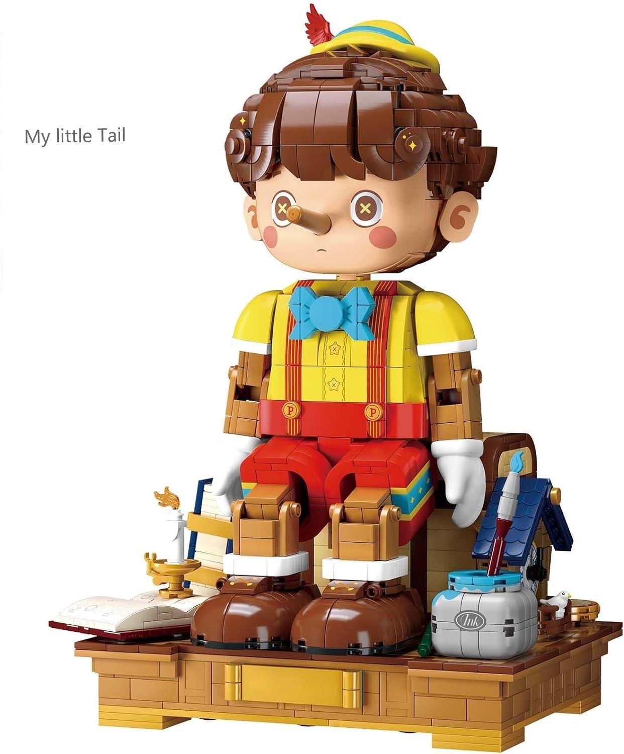 

Кукольный игрушечный конструктор, набор светящихся марионеток, орнаментов, декоративных мультяшных Пиноккио, интерактивных забавных кубиков, подарков для детей