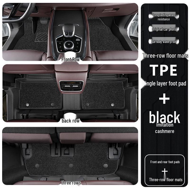 TPE Full-Coverage Floor Mats for Chery Tiggo 8, 6 & 7-Seater (2018-2025 Pro Plus Models)