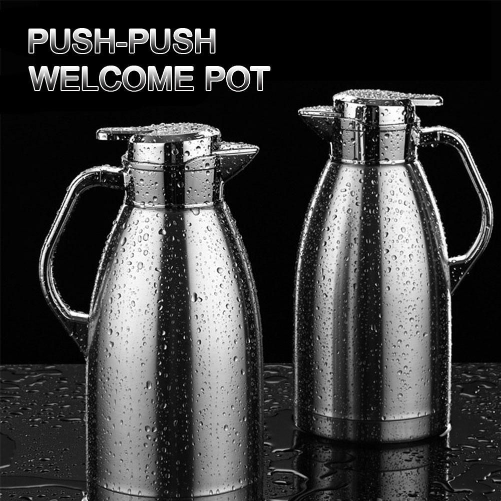 

2.3L Insulated Kettle Double Layer 316 Stainless Steel Thermal Water Jug Pressed Water Stainless Steel Liner for Home Restaurant China Mainland