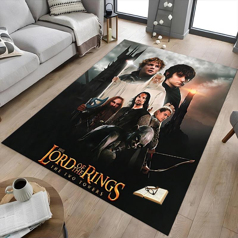 1pc The Lord of the Rings Two Towers Carpet, for Home & Office Decor, Desk Chair Carpet, Festive Gift,Conference Room CarpetL1079