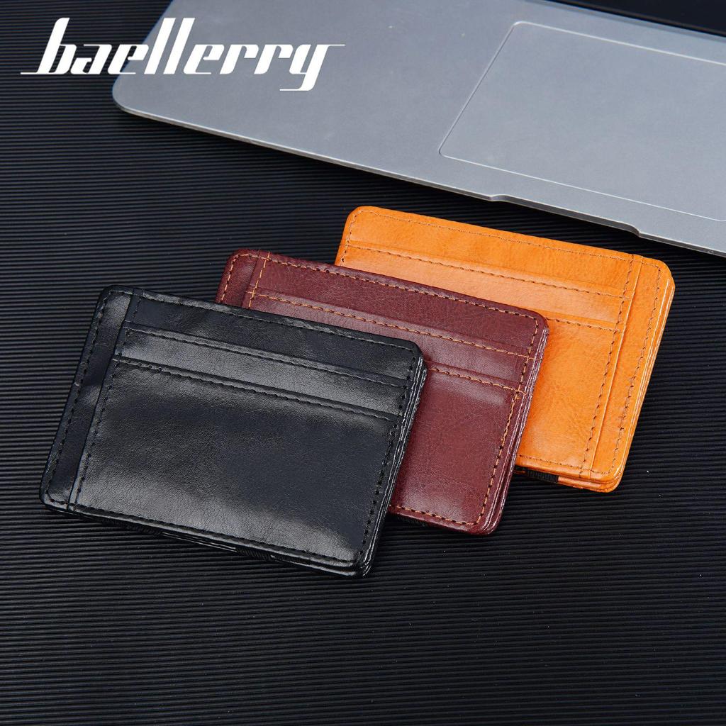 Portafoglio porta carte minimalista sottile da uomo Baellerry