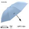 Portable Anti-Wind Storm Umbrella: 60-Rib, Double Rib, Black Glue Sun Protection, Compact Folding Design for Sunny/Rainy Days.