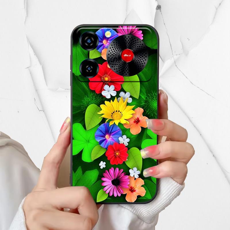 Cartoon Astronaut Phone Case For ZTE Nubia Music Cover Soft TPU Protective Shell For Nubia Music Cases Z2353 Black Silicone Capa
