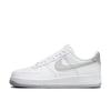 Nike Air Force 1 Coverage Slip Resistant Low Top Skateboard Shoes Men's Gray White Black FJ4146-100(Team59-)