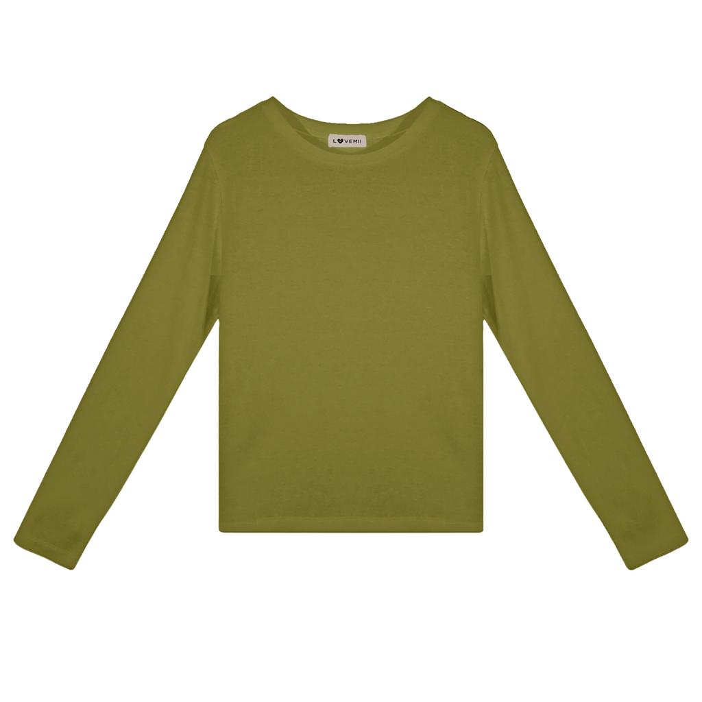 Leobeumiopisyeol Soft Long Sleeve T-Shirt (Olive)