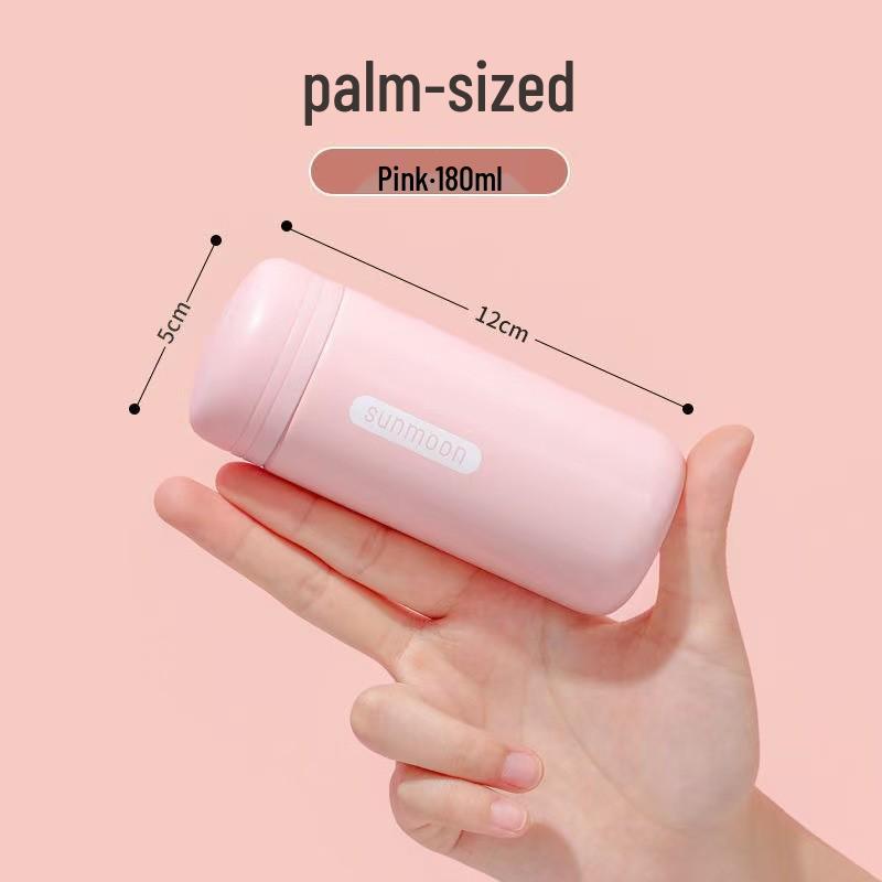 Compact 304 Stainless Steel Vacuum Cup - Portable Insulated Water Cup for Men & Women with Customization Options