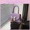 Stylish 2024 Fashion Shoulder Crossbody Bag Bowknot Cute Candy Color Handbag