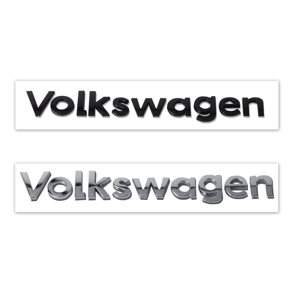 For VOLKSWAGEN VW 3D ABS Car Trunk Letters Logo Badge Emblem Lettering Badge Sticker Accessories For Volkswagen VW Golf Motion P