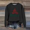 Women's Fashion Casual Long Sleeve Loose Christmas Printed Sweatshirt