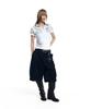 AAKAM Dirty Washed Pk Half Top (White)