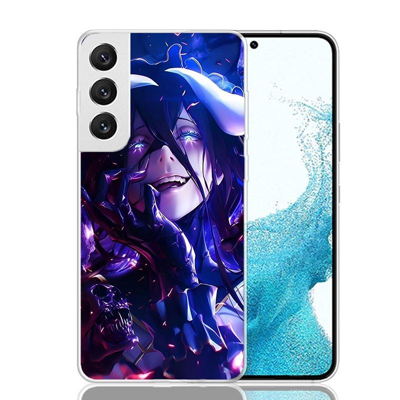 Albedo Overlord Anime Phone Case For Samsung Galaxy S26 S25 Edge S24 S23 FE S22 Ultra S21 Plus S20 + Fundas Cover Coque Galaxy S