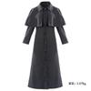 Manteau en tweed du mercredi Costume de jeu de rôle Tenue de cosplay d'Halloween