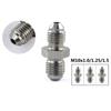 AN3 M10 Stainless Steel Brake Fittings 3/8x24 UNF Double Threaded Rotary Joint