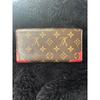 Used LOUIS VUITTON Monogram Long Wallet Red