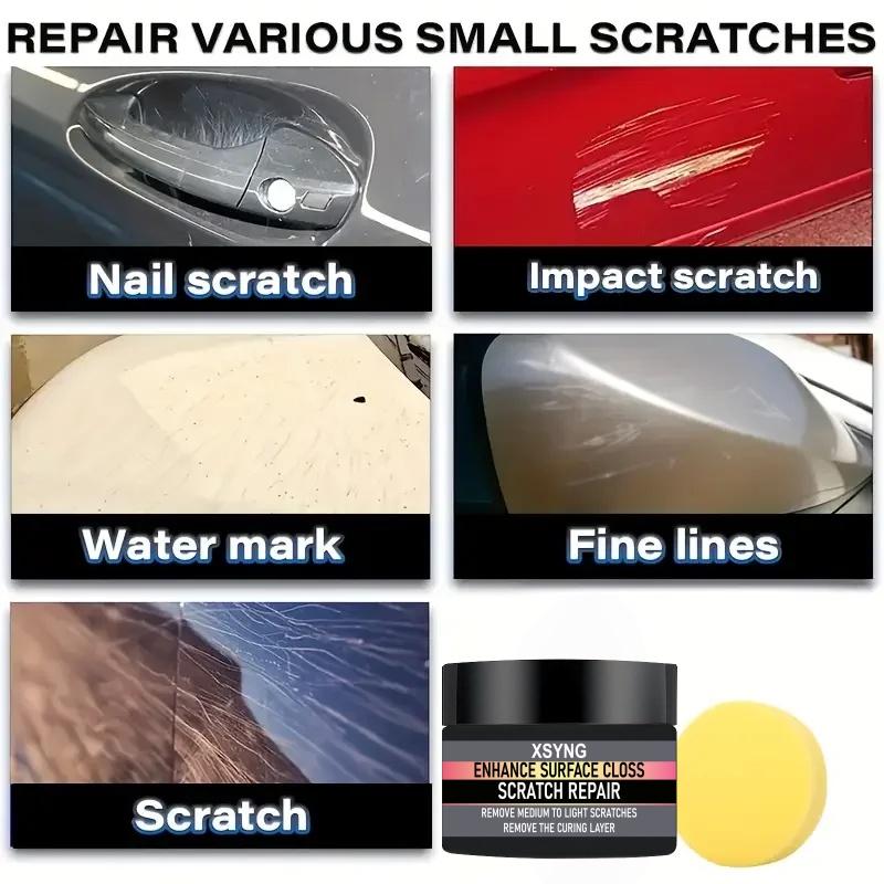 Car Scratch Repair Paste Kit, Universal Scratch Removal and Polishing Agent, Suitable for Various Car Paint Colors
