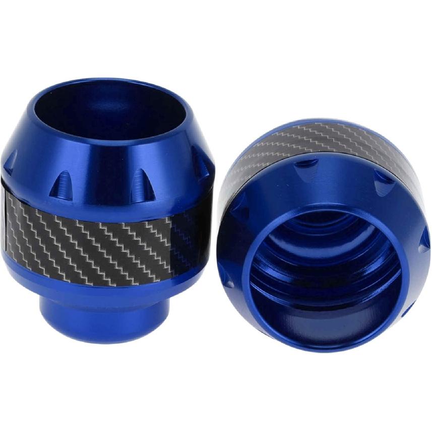 

Motorcycle Frame Sliders Falling Protection Wheel Crash Protector Scooter Moped Aluminum Alloy Black 2 Pcs синий