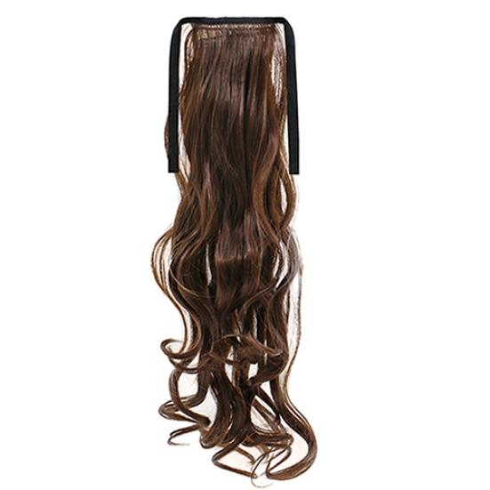 Women Long Fluffy Curly Fake Ponytail Wig Hairpiece FALSE Hair Extension