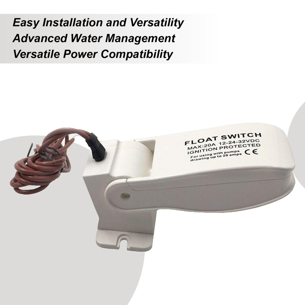 DC 12V Automatic Electric Boat Marine Bilge Pump Float Switches Electric Marine Water Pump For Marine Boat Vessels