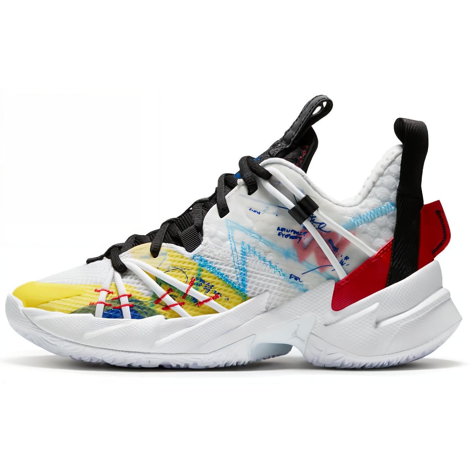 

New JORDAN Why Not Zer0.3 Kids Basketball Shoes Grade School CN8107-100 37.5