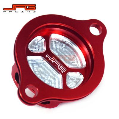 CRF250R 2004-2009 Off-Road Motorcycle CNC Aluminum Oil Filter Cover.