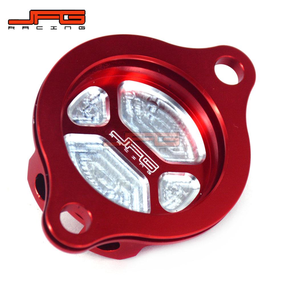 CRF250R 2004-2009 Off-Road Motorcycle CNC Aluminum Oil Filter Cover.