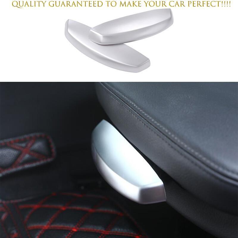 For BMW 2 Series Touring 15-19 Matte Silver Electric Seat Adjustment Cover Trim
