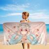 Virtual Idol Super S-Sonico Beach Towel Colorful Bath Towels For Girl Microfiber Quick Dry Sand Free Beach Yoga Gym Pool