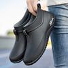 Daily Casual Rain Boots Four Seasons Thick-soled Waterproof Shoes Outdoor Wear-resistant Rain Rubber Shoes Women's Short-tube Water Shoes