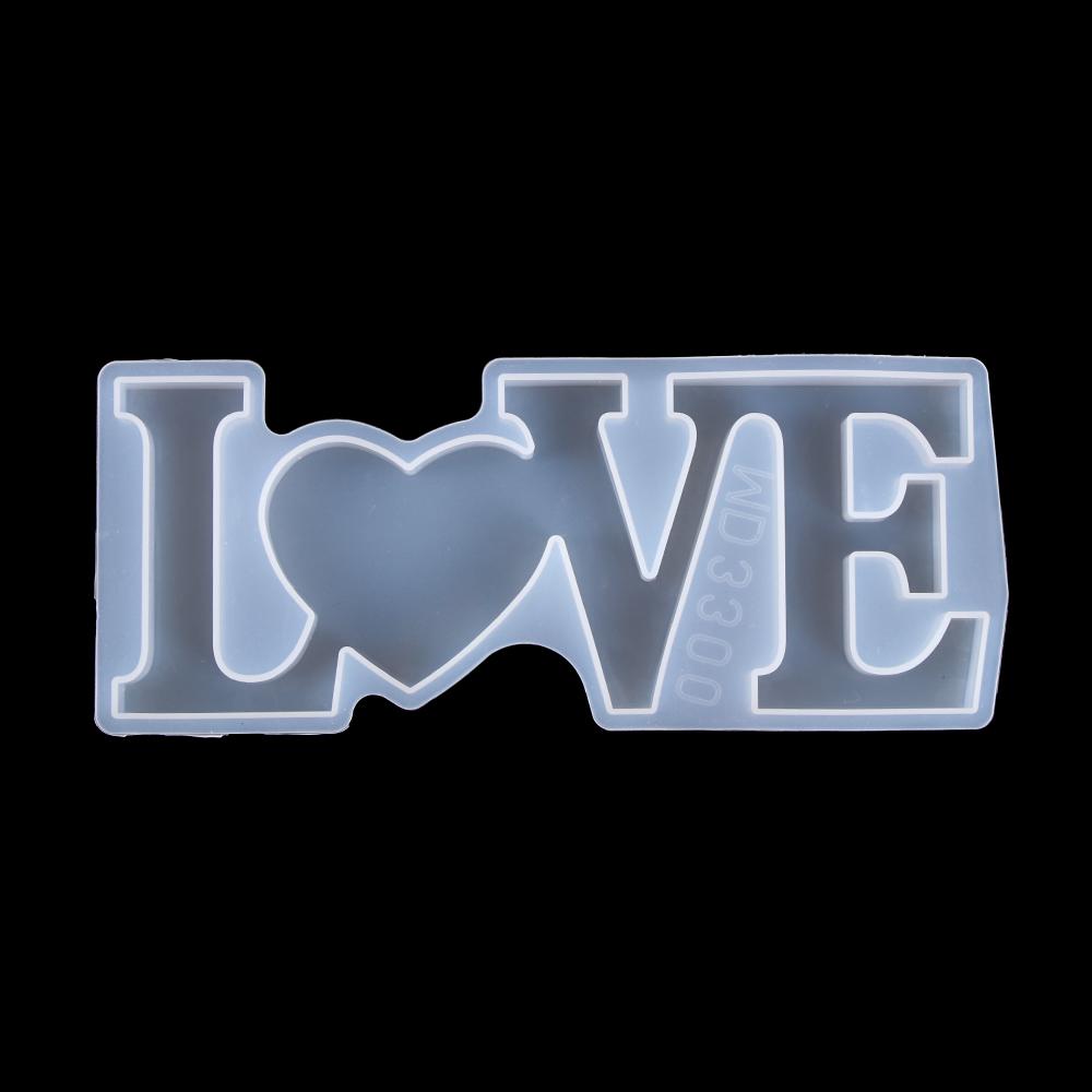 

Handmade Casting Epoxy Letters Resin Mold Silicone Mould Crystal Glue Molds Jewelry Making Tool