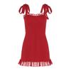 Damenbekleidung Sommer Neu Sexy Tief ausgeschnitten Ein-Wort-Kragen Träger Figurbetont Taille und Dünnes Kleid