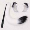 Sexy Fox Mask Tail Set Holiday Party Role Play Furry Animal Mask Tail Halloween Masquerade Party Props Stage Performance Set