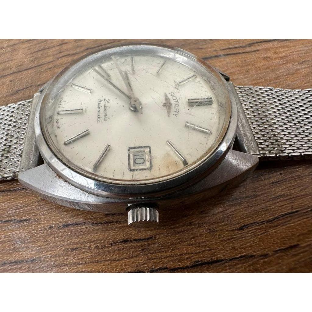 Used ROTARY Rotary Automatic Winding Men's Antique (F166)